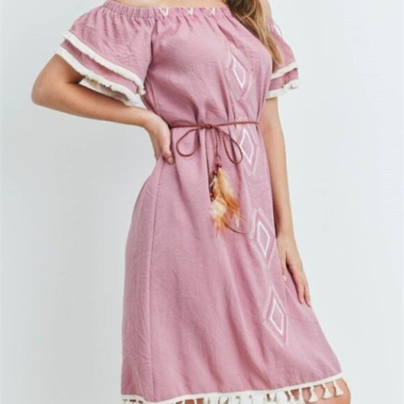 MAUVE DRESS - Picture 6 of 6